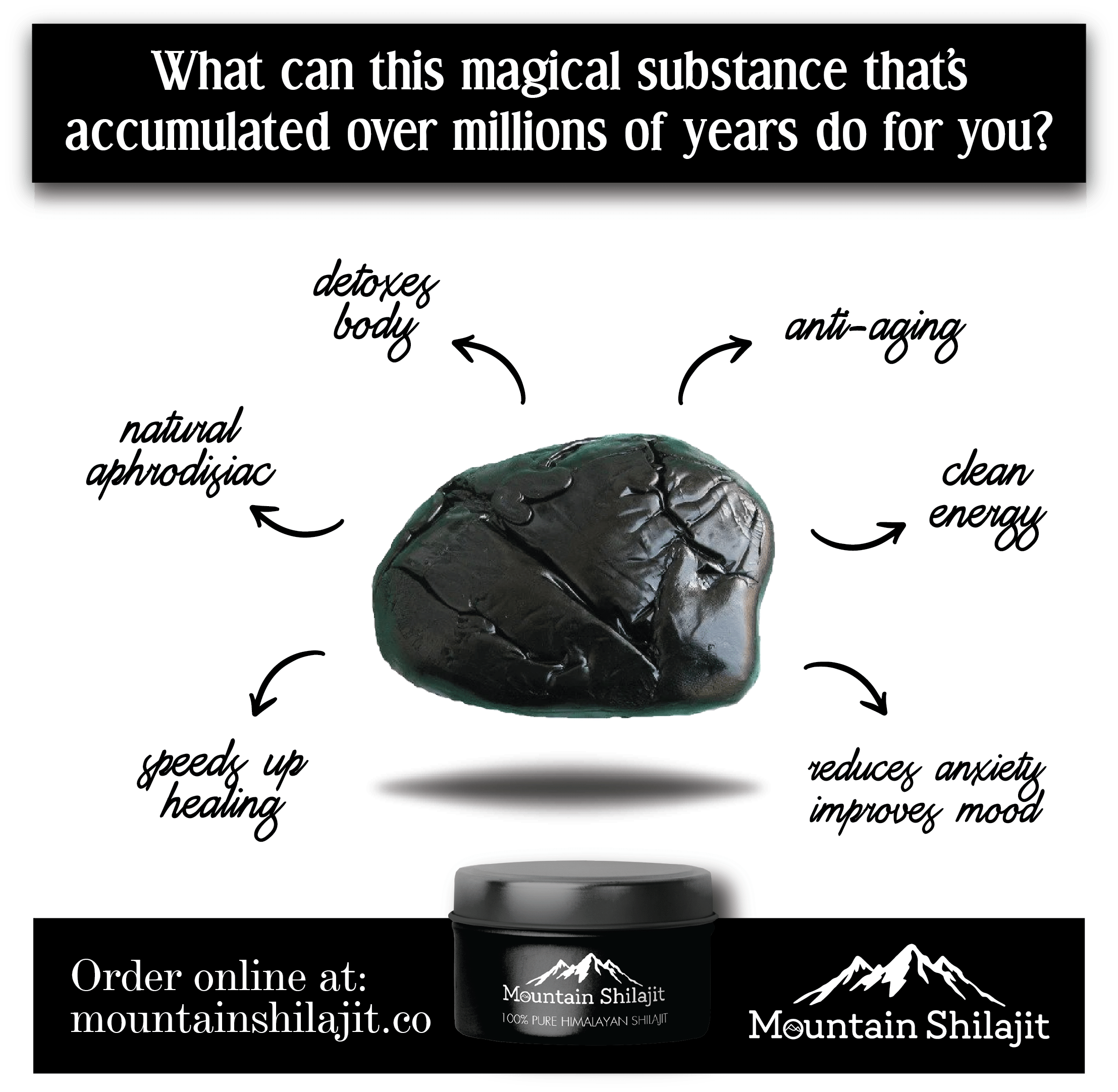 Pure Himalayan Shilajit (Soft Resin) – 100g | Lab Tested | Nepal Origin