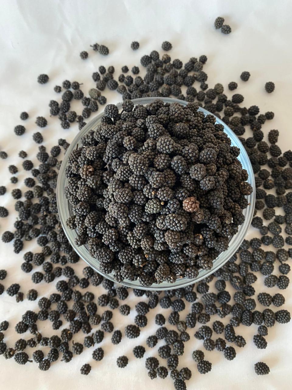 Round Pepper (Piper mullesua) – 100g | Wild Himalayan Spice from Nepal