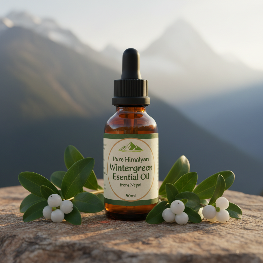 Gaultheria Oil (Wintergreen Essential Oil) 50ml – Pure Himalayan Oil from Nepal